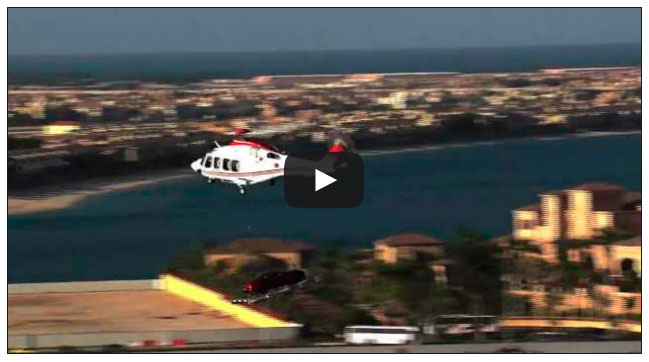 ������� ��������� Aston Martin Vanquish �� ����� ����� Burj Al Arab � �����